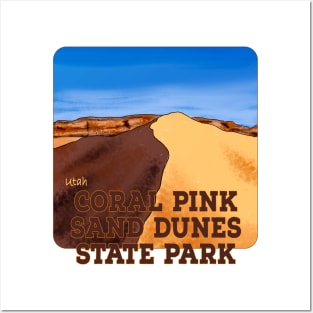 Coral Pink Sand Dunes State Park, Utah Posters and Art